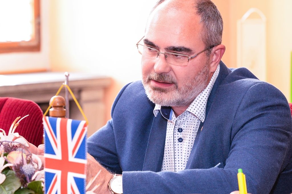 Britský velvyslanec zavítal na plzeňskou radnici (foto: M. Pecuch, 31.5.2018)
