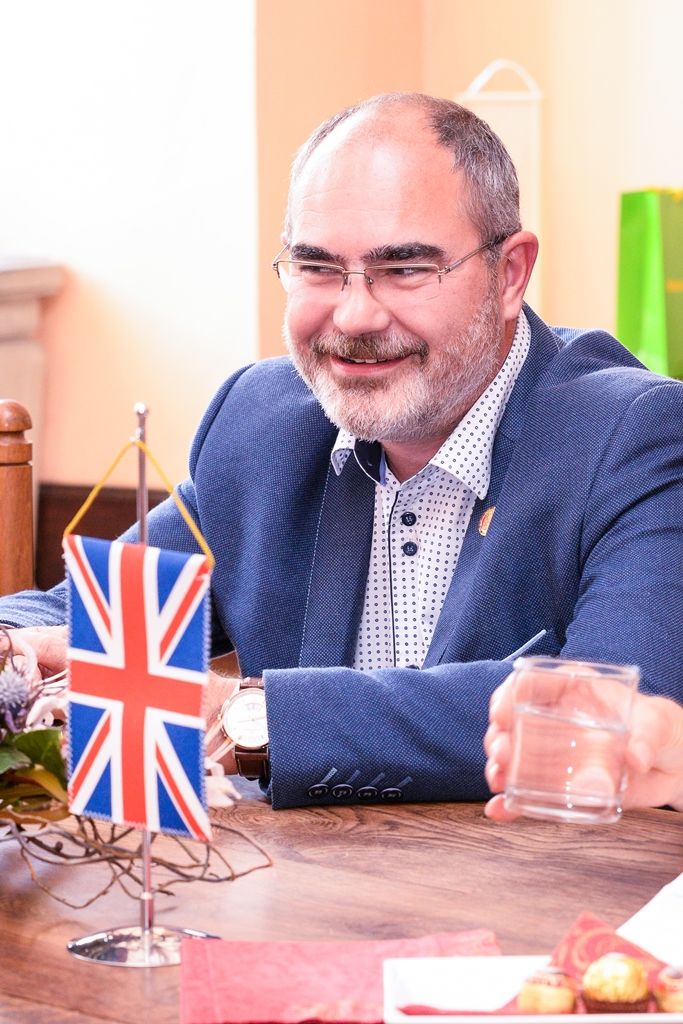 Britský velvyslanec zavítal na plzeňskou radnici (foto: M. Pecuch, 31.5.2018)