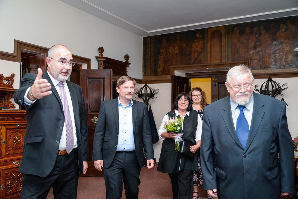 Filozof a politik Daniel Kroupa získal v Plzni prestižní Cenu 1. června (foto: M. Pecuch, 1.6.2018)