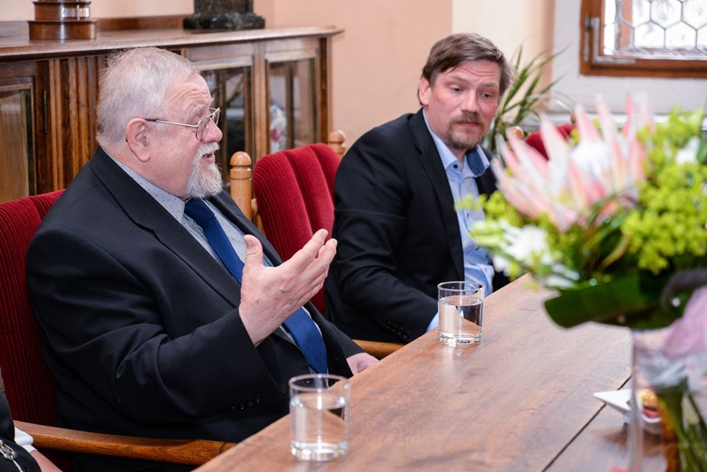 Filozof a politik Daniel Kroupa získal v Plzni prestižní Cenu 1. června (foto: M. Pecuch, 1.6.2018)