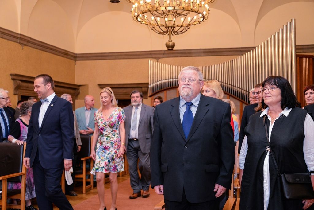 Filozof a politik Daniel Kroupa získal v Plzni prestižní Cenu 1. června (foto: M. Pecuch, 1.6.2018)