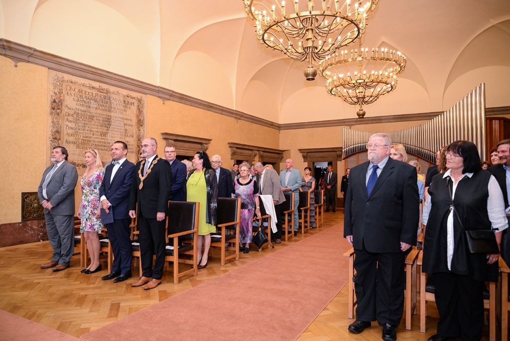 Filozof a politik Daniel Kroupa získal v Plzni prestižní Cenu 1. června (foto: M. Pecuch, 1.6.2018)