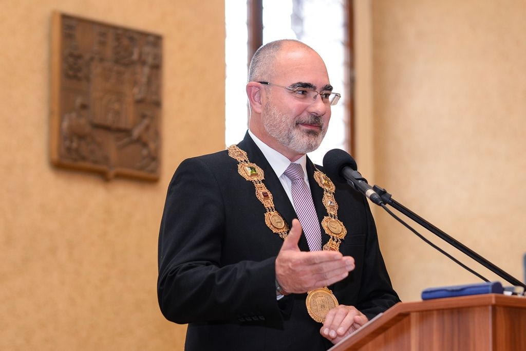 Filozof a politik Daniel Kroupa získal v Plzni prestižní Cenu 1. června (foto: M. Pecuch, 1.6.2018)