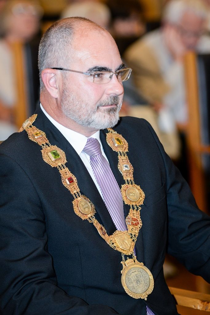 Filozof a politik Daniel Kroupa získal v Plzni prestižní Cenu 1. června (foto: M. Pecuch, 1.6.2018)