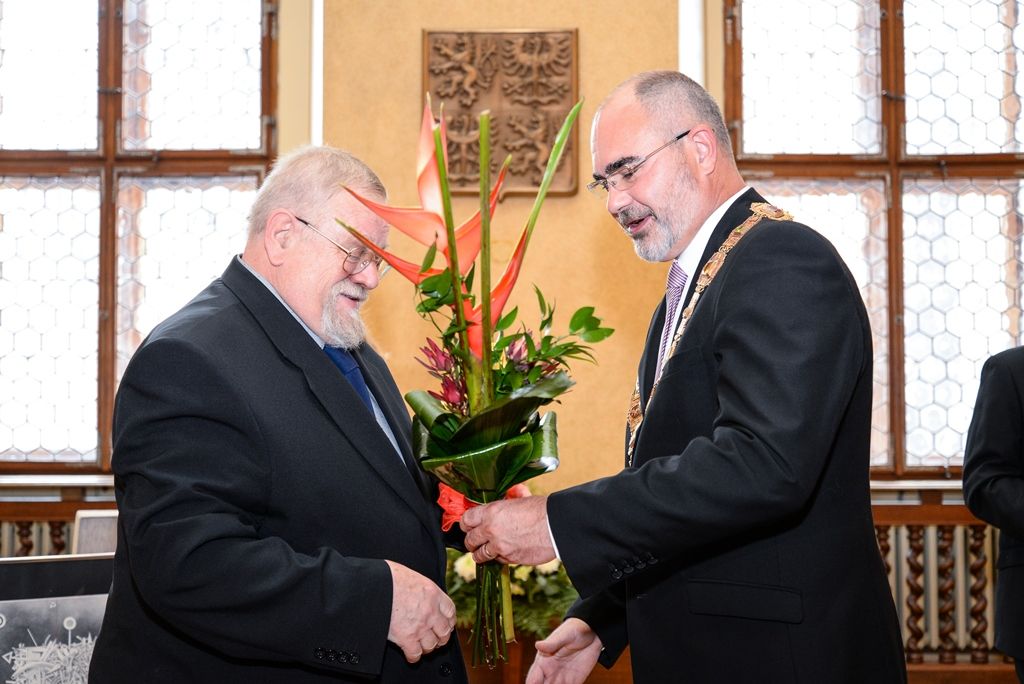 Filozof a politik Daniel Kroupa získal v Plzni prestižní Cenu 1. června (foto: M. Pecuch, 1.6.2018)