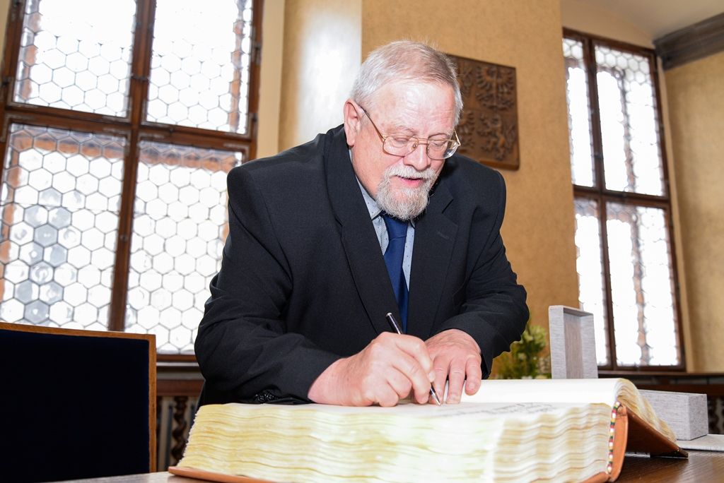 Filozof a politik Daniel Kroupa získal v Plzni prestižní Cenu 1. června (foto: M. Pecuch, 1.6.2018)