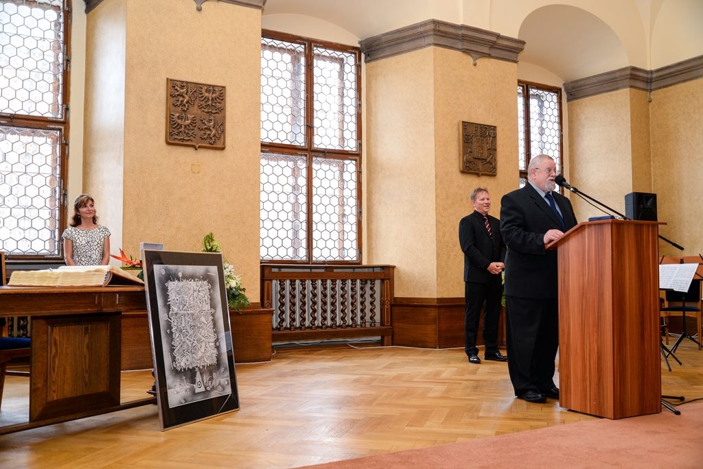 Filozof a politik Daniel Kroupa získal v Plzni prestižní Cenu 1. června (foto: M. Pecuch, 1.6.2018)