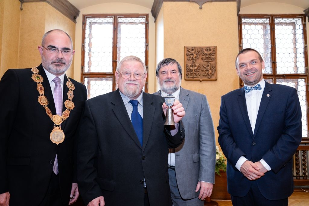 Filozof a politik Daniel Kroupa získal v Plzni prestižní Cenu 1. června (foto: M. Pecuch, 1.6.2018)