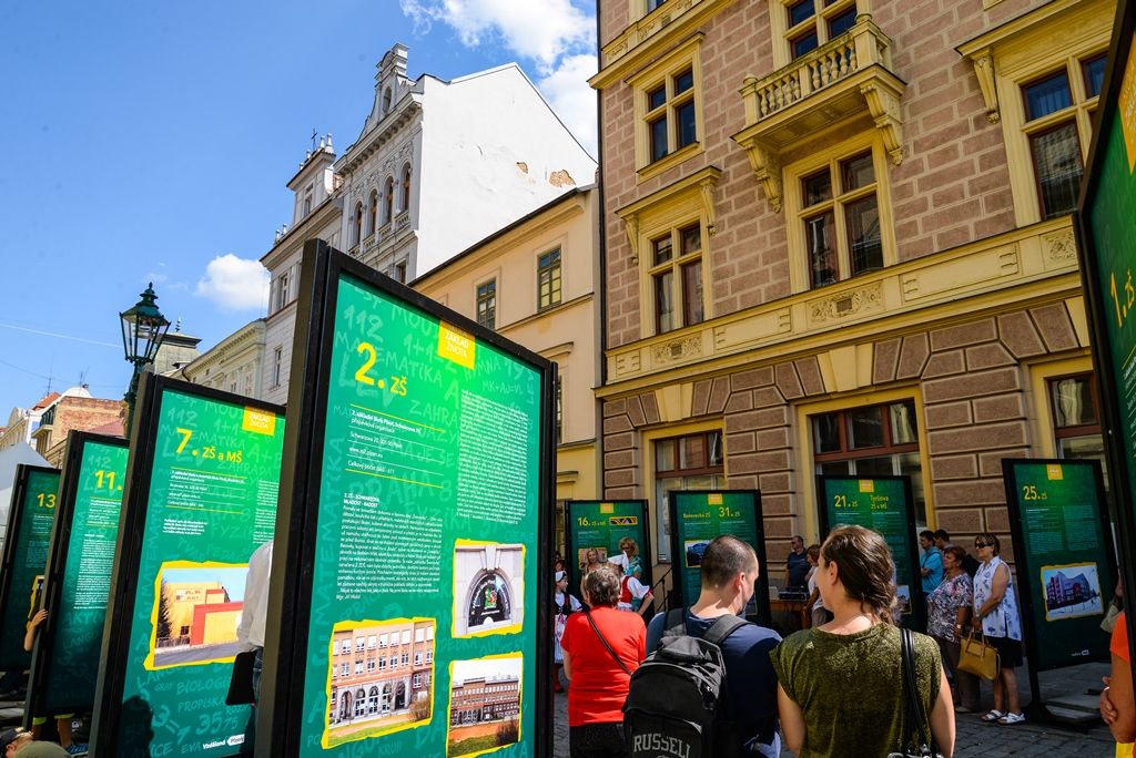 Plzeň netradičně představuje své základní školy (foto: M. Pecuch, 4.6.2018)