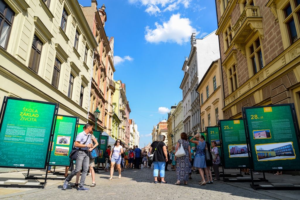 Plzeň netradičně představuje své základní školy (foto: M. Pecuch, 4.6.2018)