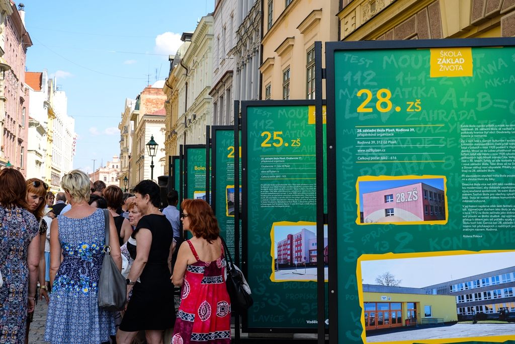 Plzeň netradičně představuje své základní školy (foto: M. Pecuch, 4.6.2018)