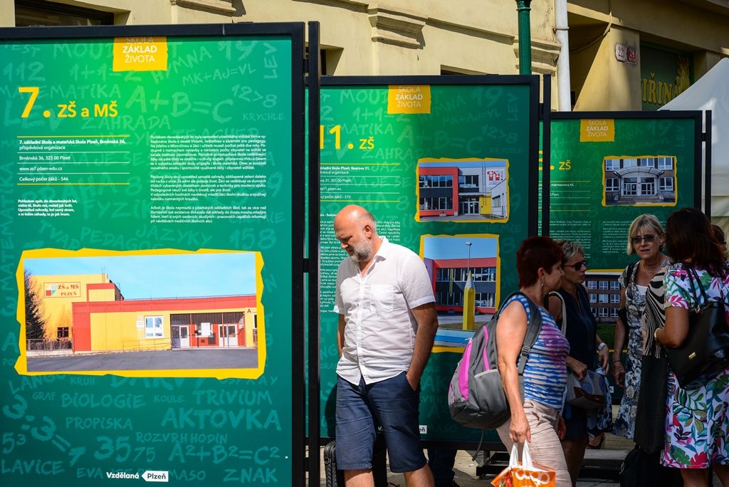 Plzeň netradičně představuje své základní školy (foto: M. Pecuch, 4.6.2018)