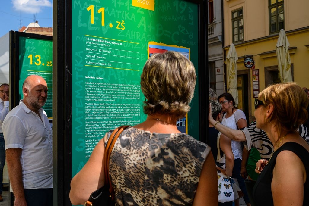 Plzeň netradičně představuje své základní školy (foto: M. Pecuch, 4.6.2018)