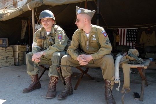 Dobová ukázka kontrolního bodu americké armády s předvedením vybavení, výstroje a výzbroje / 508. výsadkový pluk 82. výsadkové divize.