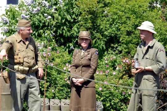Dobová ukázka kontrolního bodu americké armády s předvedením vybavení, výstroje a výzbroje / 508. výsadkový pluk 82. výsadkové divize.