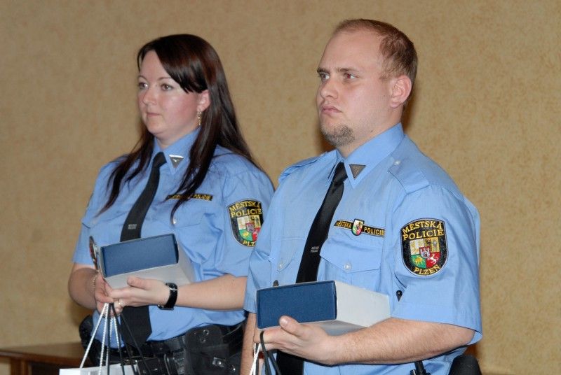 Na plzeňské radnici se dnes 11. prosince 2012 oceňovaly výjimečné činy vykonané při záchraně lidského života nebo majetku.