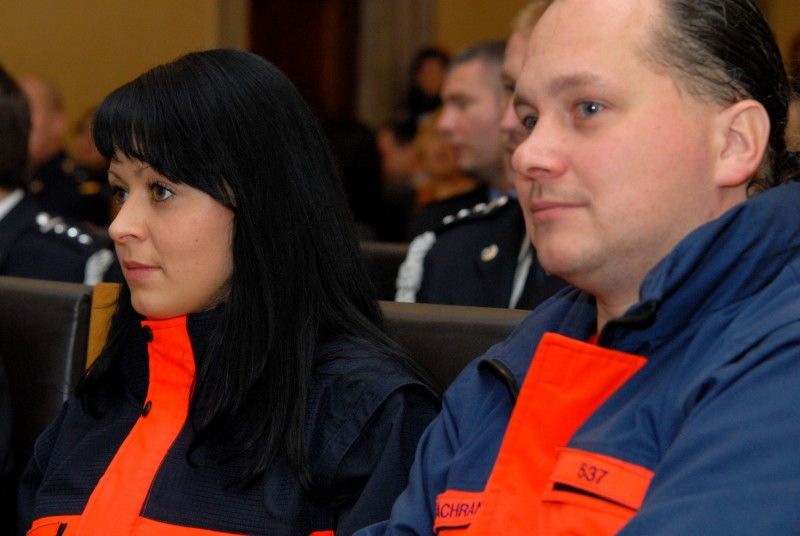 Na plzeňské radnici se dnes 11. prosince 2012 oceňovaly výjimečné činy vykonané při záchraně lidského života nebo majetku.