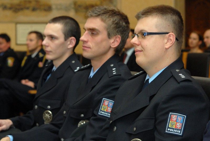 Na plzeňské radnici se dnes 11. prosince 2012 oceňovaly výjimečné činy vykonané při záchraně lidského života nebo majetku.