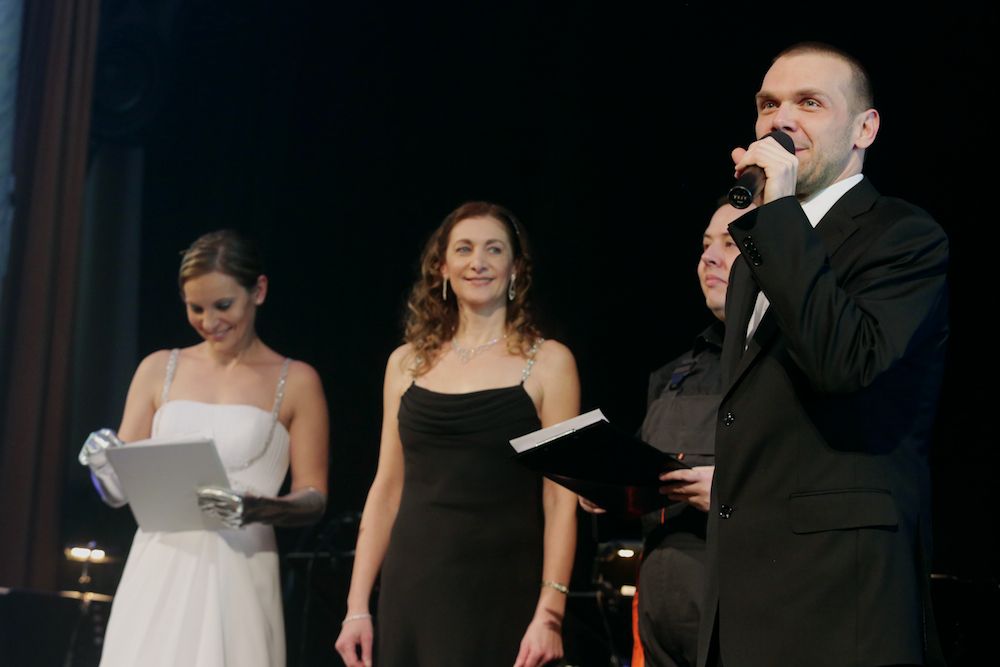 Ohlédnutí za 9. reprezentačním plesem města Plzně. Tématem bylo umění a technologie, tedy historie a technické dědictví města spojené s kulturou. (foto: R. Muchka, 25.1.2013)