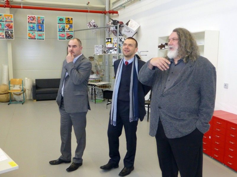 Studentská díla si prohlédl primátor i náměstek