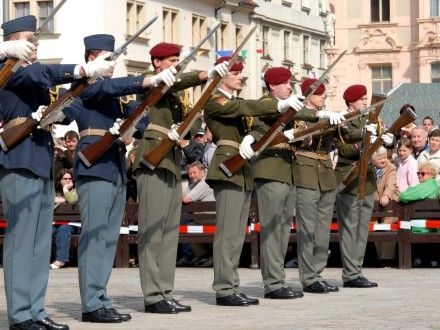 Slavnosti svobody 2008 - vystoupení čestné stráže