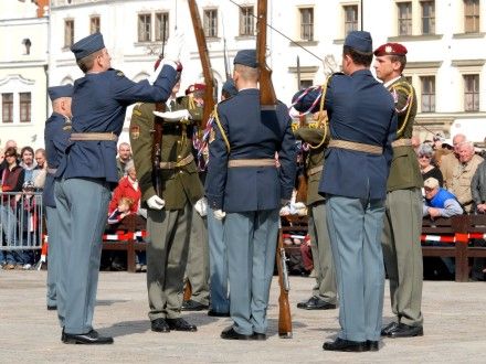 Exhibiční vystoupení jednotky čestné stráže Armády ČR