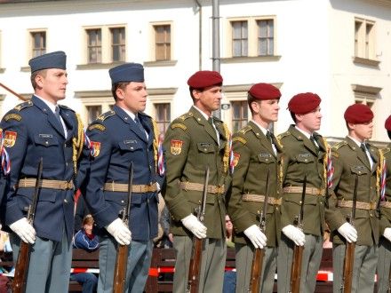 Exhibiční vystoupení jednotky čestné stráže Armády ČR