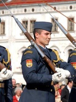 Exhibiční vystoupení jednotky čestné stráže Armády ČR