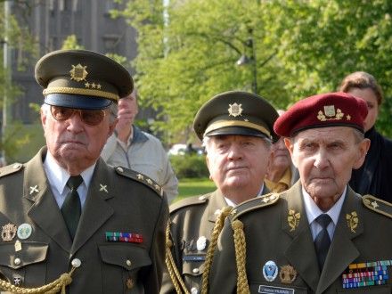 Pietní akt u památníku Obětem 2. světové války