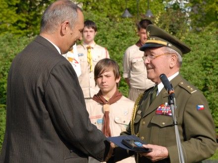 Pietní akt u památníku Obětem 2. světové války