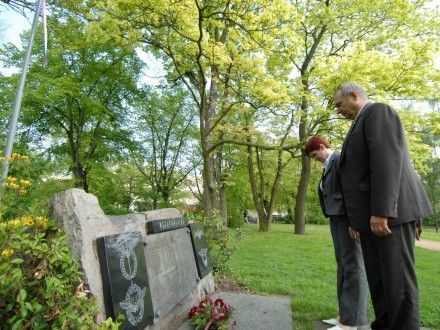 Pietní akt u památníku Obětem 2. světové války