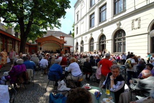 Příjemně a radostně se bavili plzeňští senioři celý sobotní den ve venkovních prostorách a v Malém sále Měšťanské besedy. Konal se tady druhý ročník akce s názvem Senioři baví seniory... a nejen je pořádaný odborem sociálních služeb plzeňského magistrátu. V programu vystoupilo celkem 125 účinkujících seniorů. Přehlídku aktivit doprovázelo nejen slunečné počasí, ale především skvělá atmosféra zúčastněných.

Krátce do Měšťanské besedy zavítal i primátor Martin Baxa. Vyjádřil obdiv nad schopností seniorů bavit se s takovou dávkou energie v jejich věku.