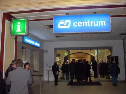 ČD CENTRUM - slavnostní otevření informačního centra Českých drah