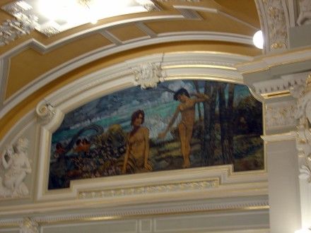 Staronový interiér Měšťanské besedy