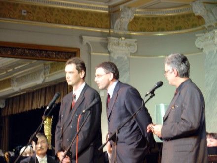 Na pódium se dostavil i předseda PS PČR Lubomír Zaorálek