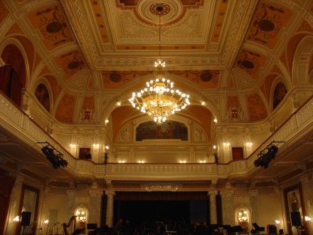 Staronový interiér Měšťanské besedy