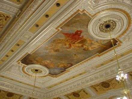 Staronový interiér Měšťanské besedy