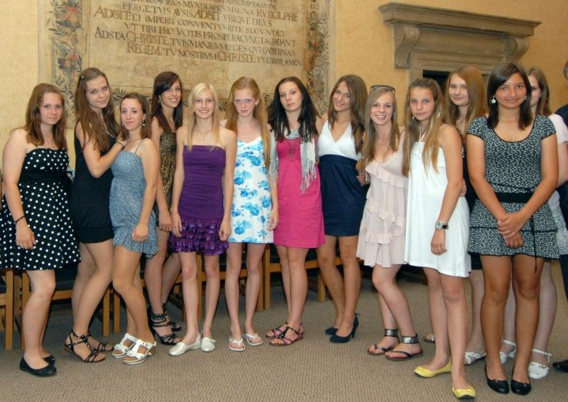 Radní Rottová poděkovala mladým házenkářkám SK Slavia VŠ Plzeň za reprezentaci