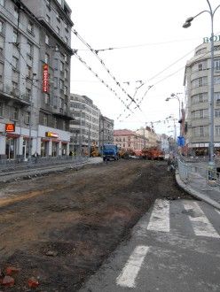 Rekonstrukce Americké třídy - foto "průběh"