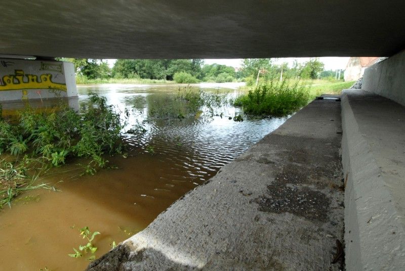 Na třetí stupeň povodňové aktivity vystoupala díky včerejšímu (20.7.2011) vydatnému dešti hladina Úslavy v Plzni - Koterově.

Voda z řeky se rozlila na pastviny a přilehlé pozemky, zasáhla také tři domy v ul. Na Břehu. Podle vedoucí odboru životního prostředí magistrátu Dagmar Svobodové se kulminace vody na Úslavě očekává mezi 12. a 15. hodinou. Se situací přímo na místě se seznámil primátor Martin Baxa a starosta městského obvodu Plzeň 2 – Slovany Lumír Achenbrenner (21.7.2011).