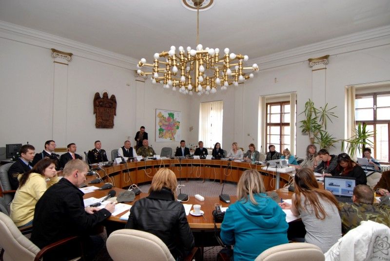 Místnost rady před rekonstrukcí