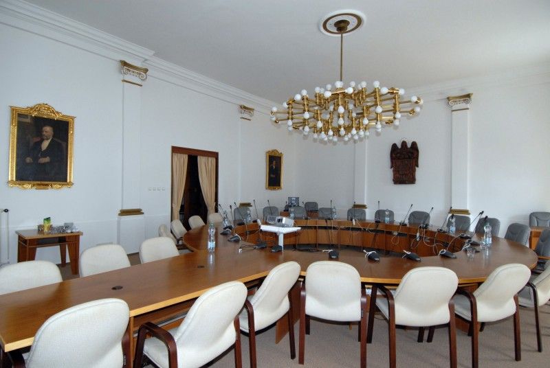Místnost rady po rekonstrukci
