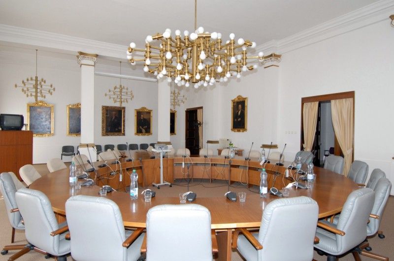 Místnost rady po rekonstrukci