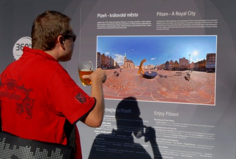 Výstava 360° Plzeň v Křižíkových sadech
