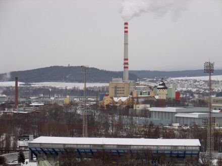 Bílá Plzeň z věže katedrály sv. Bartoloměje