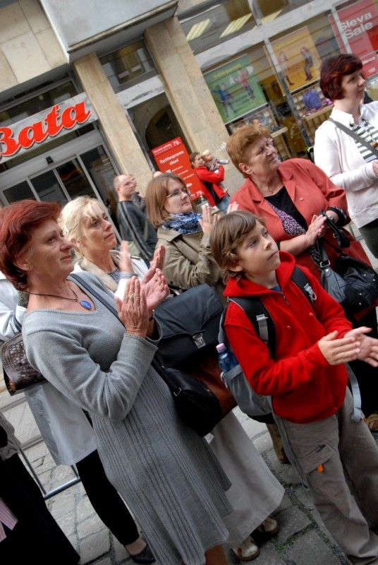 Akademická sochařka Marie Uchytilová, autorka Památníku dětských obětí války v Lidicích, má v Plzni svoji pamětní desku. Společně s primátorem Martinem Baxou ji odhalila dnes (20.9.2011) odpoledne její dcera Sylvie Klánová. „Památník v Lidicích byl pro maminku celoživotním mírovým činem,“ sdělila Sylvie Klánová. Sama Marie Uchytilová označila své dílo „za symbol zavražděných dětí v nesmyslných válkách“.

„Odhalení desky věnované Marii Uchytilové je vzácnou událostí spojující umění a historii. Svým stěžejním dílem Marie Uchytilová zpřítomnila tragickou událost v Lidicích. Jsem rád, že i tato deska zmiňuje památník, který dokáže vytrhnout ze zapomnění,“ uvedl primátor Martin Baxa.

Ve Zbrojnické ulici prožila Marie Uchytilová své dětství a studentská léta. Je také autorkou návrhu korunové mince, která byla v naší republice v oběhu třicet let.

Před slavnostním aktem přijal na plzeňské radnici primátor Martin Baxa Sylvii Klánovou s rodinou a další hosty v čele se starostkou Lidic Veronikou Kellerovou.