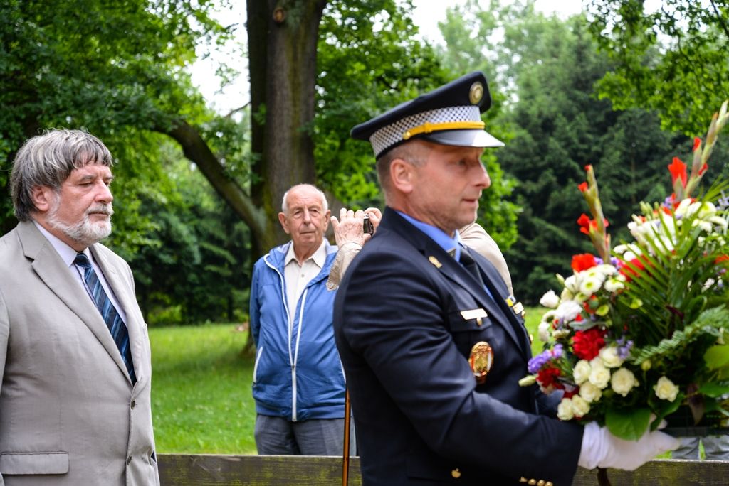 Připomenutí obětí heydrichiády (foto: M. Pecuch, 14.6.2018)