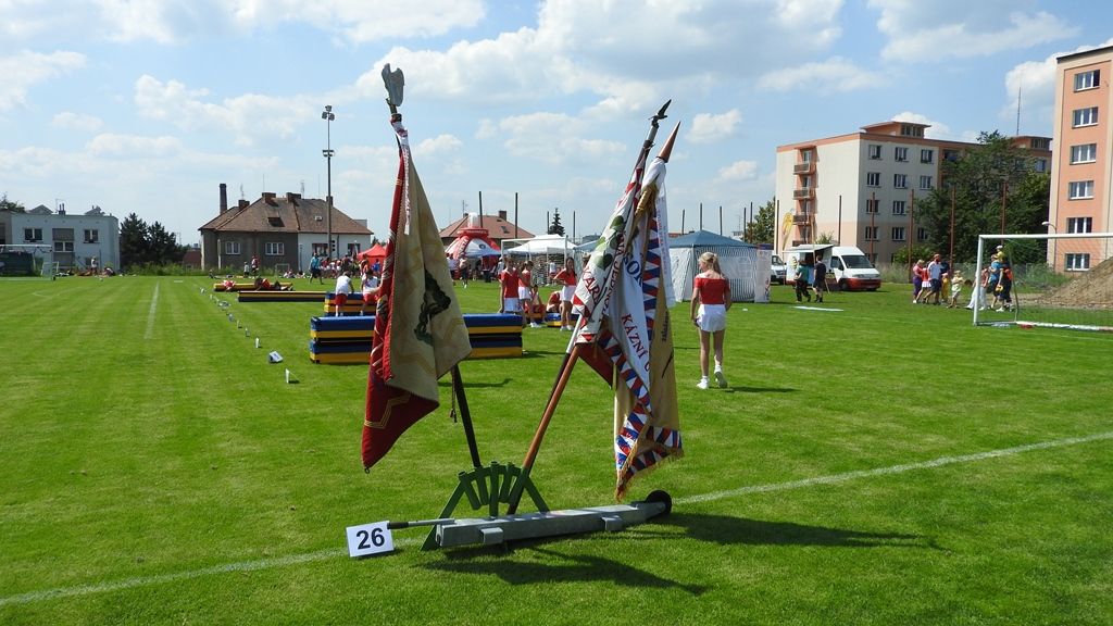 Sokolové se představili na Letné (foto: L. Jarolím, 16.6.2018)