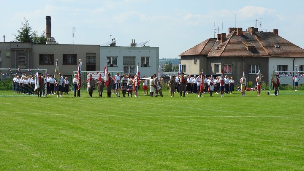 Sokolové se představili na Letné (foto: L. Jarolím, 16.6.2018)