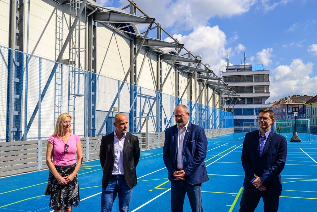 Plzeň má nové tréninkové hřiště pro hokejovou mládež (foto: M. Pecuch, 18.6.2018)